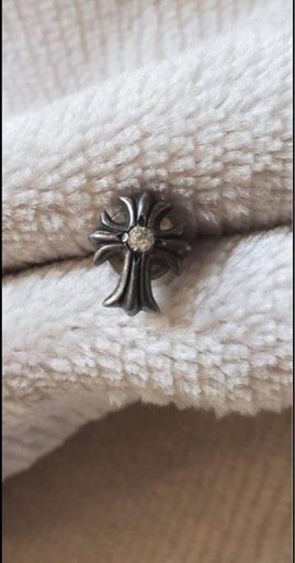 1週間限定値下げクロムハーツピアス　CHクロススタッド1Pダイヤ