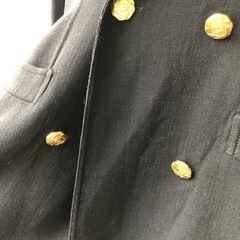★GUCCI  ジャケット　レディース　L 金ボタン　ゴールド　ネイビーの画像