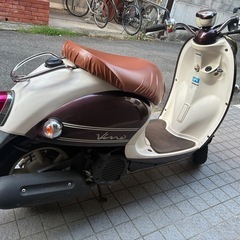 YAMAHA ヤマハ Vino ブラウン 原付 バイクの画像