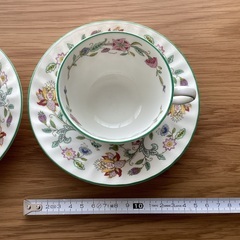 ミントン製　ティーカップ　２個セットの画像