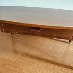 ニトリ　リビングテーブル　引き出し付きの画像