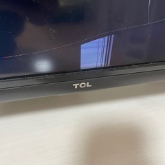破損ありテレビ2021年製の画像