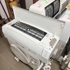 【超美品‼️】定価12万♪ パナソニック 2018年製 6畳用エアコン エオリア フィルター自動お掃除 ナノイーX エコナビ搭載 100V/2.2kwの画像
