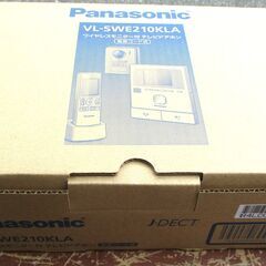 ☆ パナソニック Panasonic VL-SWE210KLA ワイヤレスモニター付きテレビドアホン 子機付き◆ご自宅設置で安心安全の画像