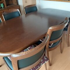 食卓　六人がけの画像