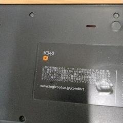 0827-030 ワイヤレスキーボード　Logicool K340の画像