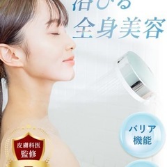 【新品未使用】① 【専門医監修】シャワーヘッド マイクロナノバブル 節水シャワーヘッド 塩素除去【業界トップモデルの潤いケア】肌ケア 美髪 塩素除去2本付き 最大60%の節水の画像