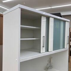 ★ジモティ割引あり★【リユースのサカイ野々市店】キッチンボード　ニトリ　白　 104.5(幅)×39.5(奥行き)×180(高さ)cm ※クリーニング済みの画像