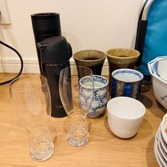 【無料】食器、和皿、茶碗、どんぶり、湯呑、コップ、水筒等々の画像