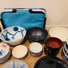 【無料】食器、和皿、茶碗、どんぶり、湯呑、コップ、水筒等々の画像