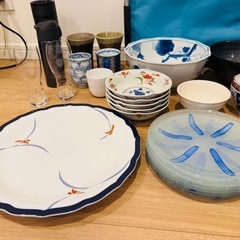 【無料】食器、和皿、茶碗、どんぶり、湯呑、コップ、水筒等々の画像
