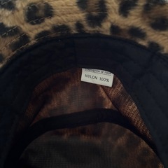 帽子 ヒョウ柄🐆 美品の画像