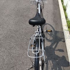 ブリヂストン　電動自転車　7段変速　鍵新品交換済み、スペア含め3本　8.1A 　27インチ :  自転車　の画像