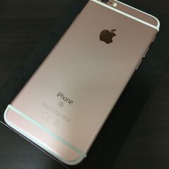 動作品　iphone 6s　32GB　ローズゴールド　SIMフリー　充電88％の画像
