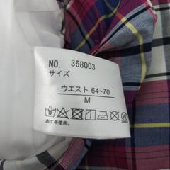 チェック柄 ロングスカートの画像
