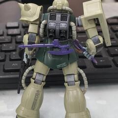 ●量産型ザクⅡ 可動フィギュア 「HCR-Pro」？ 機動戦士ガンダム バンダイ 完成品の画像
