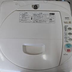 SANYO　サンヨー　4.2kg洗濯機　ASW-42S5　中古　リサイクルショップ宮崎屋住吉店　25.8.26の画像