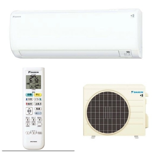 【超美品‼️】ダイキン 2021年製 6畳用エアコン ストリーマ内部クリーン タフネス室外機 100V/2.2kw