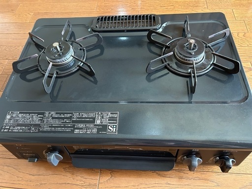 パロマ　グリル付き　テーブルコンロ　ガスコンロ　都市ガス　説明書