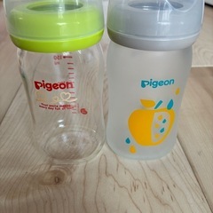 ピジョン哺乳瓶&乳首SS/S/M/L&ほほえみキューブ
の画像