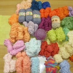 【使いかけ】毛糸いろいろまとめ売りの画像