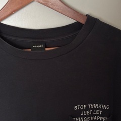MOUSSY Tシャツ　カットソー　バックプリントの画像
