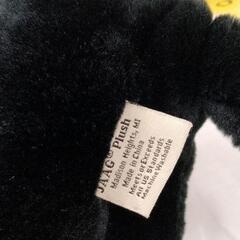 0827-150 犬　ぬいぐるみ　黒の画像