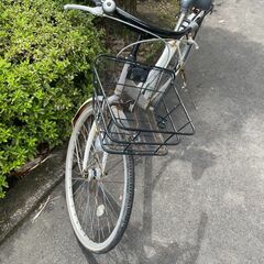 自転車　No.420　ホワイト　27インチ　LEDオートライト　【リサイクルショップどりーむ天保山店】の画像