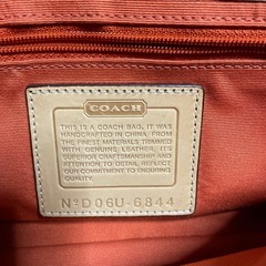 COACHのポーチの画像