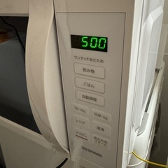 電子レンジ 2023年製 アイリスオーヤマ IMB-T178-Wの画像