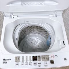 ハイセンス 6.0kg 洗濯機 一人暮らし K08221の画像
