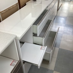⭐️春日市⭐️キッチンカウンター⭐️キッチン⭐️カウンター⭐️白色⭐️メラミン加工⭐️定価78,000円⭐️No1931の画像
