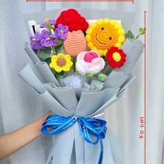 ⑩【手作り】かぎ針編みの花束 🌸 直接取引のみの画像