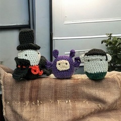 【9/6・美章園】一緒に編み物しませんか？かぎ針編みハロウィン🎃の画像
