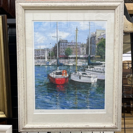 【絵画】生田明の「ヨットハーバー／オンフルール」のご紹介です！