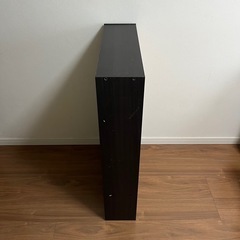 【0円】本棚 黒色の画像