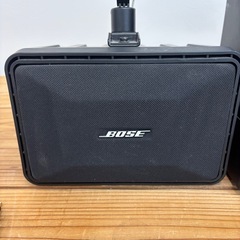 中古 BOSE ボーズ 101MM ブラケット付き 2台セット オースミ電機OU-15アンプセット検） 音響機器 ブラック ペア店舗用品什器の画像