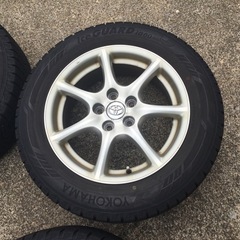 エスティマ等 215/60R17 アルミホイール付スタッドレスタイヤ4本セットの画像