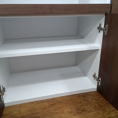 ★リユースのサカイ水戸店★  レンジボード ブラウン H180×D42×W89.5 クリーニング済み MT5297の画像