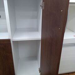 ★リユースのサカイ水戸店★  レンジボード ブラウン H180×D42×W89.5 クリーニング済み MT5297の画像