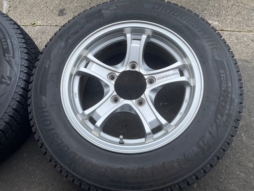 ジムニー 175/80R16 アルミホイール付スタッドレスタイヤ4本セット