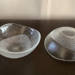 ガラスの小鉢　2個セットの画像