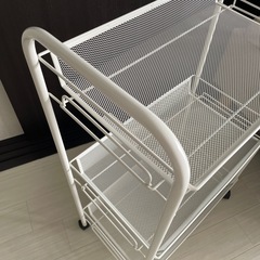 IKEA スチールワゴン ラックの画像