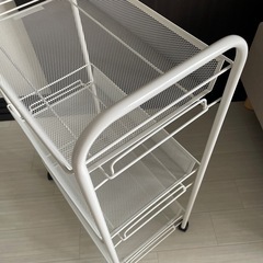 IKEA スチールワゴン ラックの画像