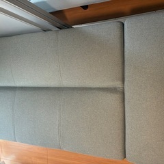 ニトリ 収納付きソファベッド+スツール(メーベル/ボルスター TBL)  商品コード   1211290の画像