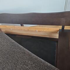 美品  ローソファー アカツキ（3人掛け）幅187cm × 奥行79cm × 高さ68cm（座面まで約34cm/床下11cm）　の画像