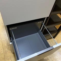 🔑ダイヤル錠付き🔑IKEA キャビネット GATLANT ガッラント イケア チェスト ホワイト オフィス シンプル No.2471 NHの画像