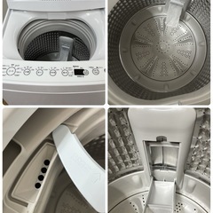 R234 ☀️ 2022年製の高年式♪ Haier 洗濯機 （洗濯4.5㎏) BW-45A ⭐ 動作確認済 ⭐ クリーニング済の画像