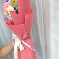 ①【手作り】かぎ針編みの花束 🌸 直接取引のみの画像