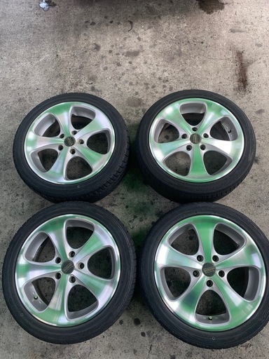 215/45R17夏タイヤアルミホイール4本セット